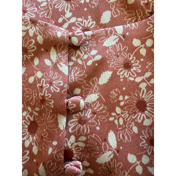 TREASURE & BOND Nordstrom ~ Floral Blouse Top Size Small VACAY - Picture 5 of 7